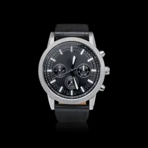Premium Black Chronograph Watch